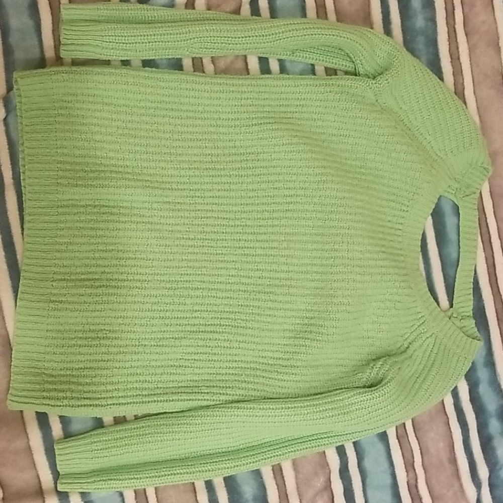 Its our time neon sweater